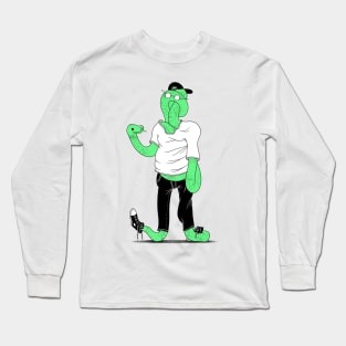 Slithers Snakeman Long Sleeve T-Shirt